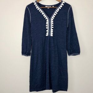 Navy Boden‎ Pom Pom dress adorable! Size 6L